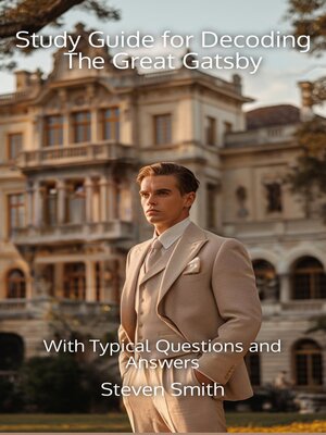 cover image of Study Guide for Decoding the Great Gatsby